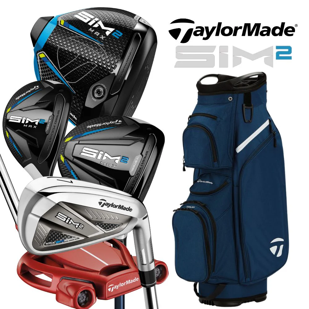 Taylormade SIM2 Max Full Set (Stiff, Graphite, Left Hand)